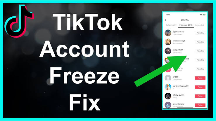 TikTok Account UnFreeze